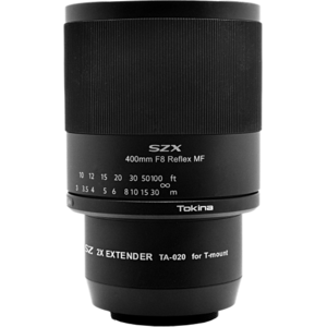 Tokina SZX 400mm F8 MF + Extender 2x Canon EF