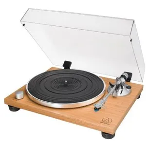 Comparateur de prix : Audio-Technica AT-LPW30TK Tourne-disque entraîné par courroie Bois