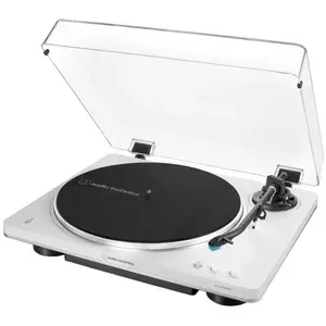 Platine Vinyle Audio-Technica AT-LP70XBT - Blanche, Bluetooth pas cher