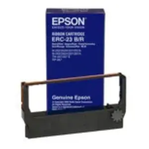 Epson ERC 23BR - 1 - noir, rouge - ruban d'impression pas cher