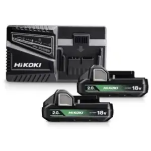 Hitachi Hikoki - Modèle du produit : Chargeur de batterie + 2 batteries 18V