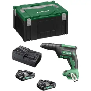Hikoki - Visseuse de plaquiste W18DAWAZ (2 x 2,0 Ah UC18YFSL Coffret h...