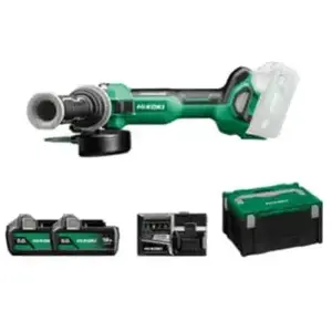 Comparateur de prix : Meuleuse Ø125mm 18V 5Ah BSL1850MA Brushless LVH HitCase III HIKOKI G1813DAWQZ