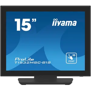 Comparateur de prix : iiyama ProLite T1532MSC-B1S 15" LCD XGA 8 ms Noir T1532MSC-B1S