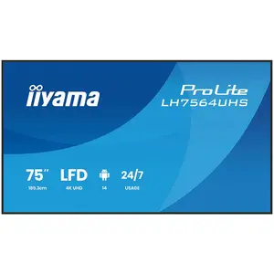Comparateur de prix : iiyama 75" LED - ProLite LH7564UHS-B1AG - Ecran dynamique 4K UHD