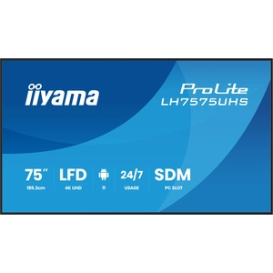 Comparateur de prix : iiyama ProLite LH7575UHS-B2AG - Classe de diagonale 75" (74.5" visuali...