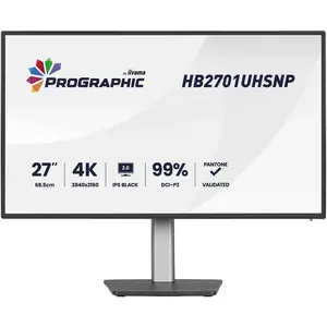Comparateur de prix : Iiyama 68.6Cm (27") Hb2701Uhsnp-B1 16:9 Hdmi+Dp+Usb-C 4K