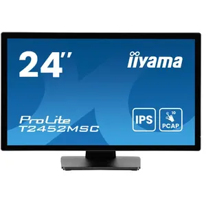 iiyama ProLite T2452MSC-B1AG 23.8" LED Full HD 5 ms Noir T2452MSC-B1AG pas cher