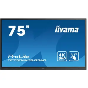 Comparateur de prix : Écran 75" LED 4K ULTRA HD Iiyama ProLite TE7504MIS-B3AG