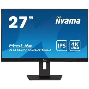 Ecran PC Iiyama ProLite XUB2792UHSU-B5 27" 4K UHD Noir mat pas cher