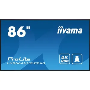 iiyama Ecran plat de signalisation numérique 2 18 m 4K Ultra HD Noir Intégré ... pas cher