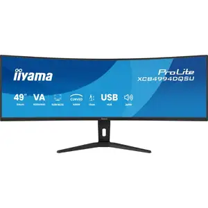 Iiyama 49" CURVE DQHD/120hz/VA/USB-C/HUB/HP/Adapt Sync
