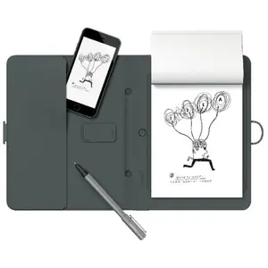 Smart Folio Wacom Bamboo Spark Gris et Noir pour Smartphone pas cher