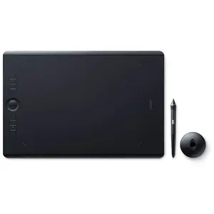 Wacom Intuos Pro Tablette Graphique Noir 5080 Lpi 311 X 216 Mm Usb/bluetooth pas cher