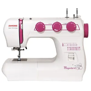 Comparateur de prix : Machine à coudre Janome Magenta 43 60 W Blanc et Rose