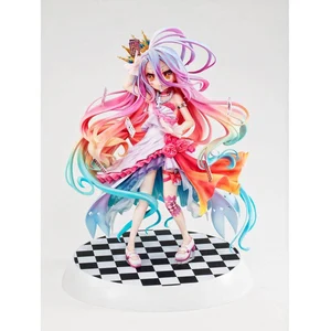 Kadokawa 1/7 Shiro Robe Pas De Jeu Pas De Vie Statue 24 Cm