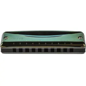 Suzuki Harmonica diatonique olive dans la tonalité de sol