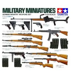 Comparateur de prix : Tamiya Armes légères allemandes 1/35 TA35111 - Accessoires de diorama