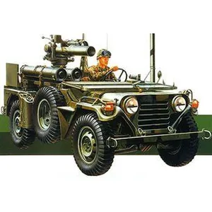 1968 US M151A2 FORD MUTT [TAMIYA 35125], WITH TOW MISSILE LAUNCHER1:35 MODEL KIT pas cher