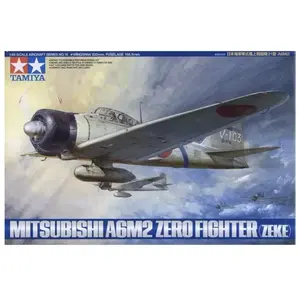 Maquette Tamiya Mitsubishi A6M2 Zero Type 21 Zeke  1/48  - Maquette d'avion  - TA61016  pas cher