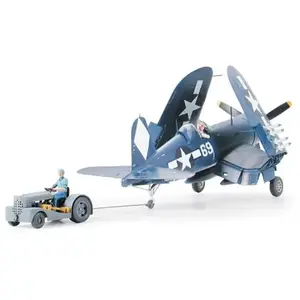 Tamiya Maquette Avion : Vought F4u-1d Corsair W Moto-Tug-Tamiya pas cher