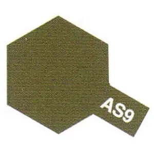Peinture Tamiya vert fonce bombe avion 86509  - Bombe de peinture acrylique  - Tami86509 