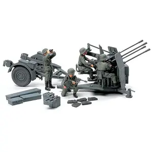 Comparateur de prix : Maquette Canon allemand 20mm Flakvierling 38 avec figurines Tamiya