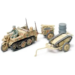 Comparateur de prix : Tamiya - 32502 - Maquette - Kettenkraftrad et Goliath - Echelle 1:48