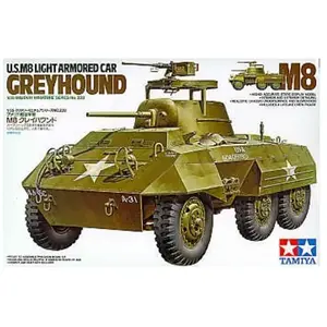 Maquette Tamiya US M8 Greyhound allume l'automitrailleuse 1/35 - Maq... pas cher