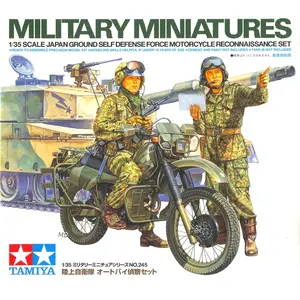 Maquette Tamiya J.G.S.D.F. Reconnaissance à moto 1/35 - Maquette mi...