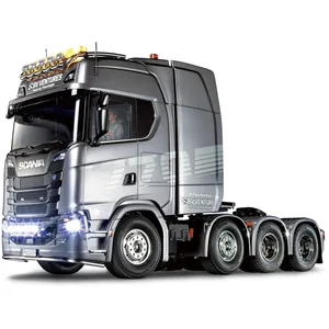 Camion RC TAMIYA 56371-600 SCANIA 770 S 8X4-4 1:14 - Gris - Plastique, Plexiglas - 14 ans - Enfant - Garçon