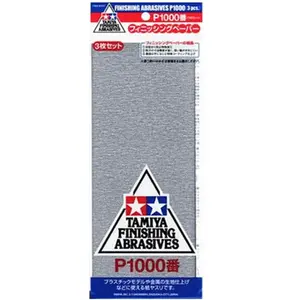 Comparateur de prix : Papier Abrasif P1000 X3 - Tamiya