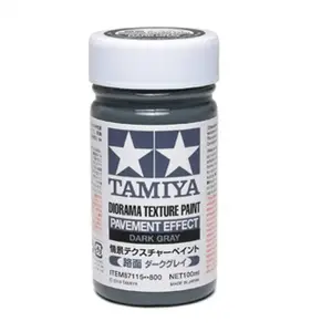 Comparateur de prix : Peinture Tamiya Effet de pavé Gris sombre  - Peinture à texture pour diorama  - TA87115 