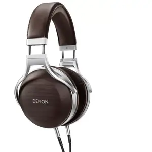 Comparateur de prix : Denon AH-D5200 Écouteurs Avec fil Arceau Marron, Argent