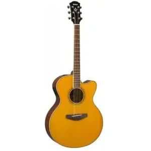 Yamaha CPX600 Vintage Tint Guitare Jumbo acoustique-électrique