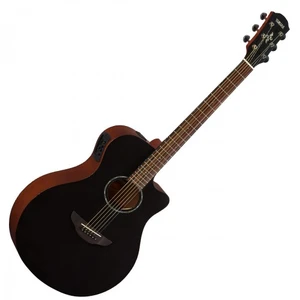 Yamaha APX600M Matte Finish Smokey Black guitare électro-acoustique folk pas cher