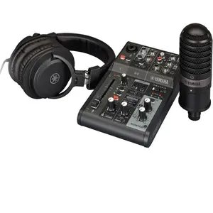 Yamaha AG03MK2 Pack Livestream table de mixage mélangeur USB noir