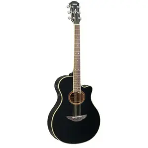 Yamaha APX 700II BL Black Guitare Jumbo acoustique-électrique