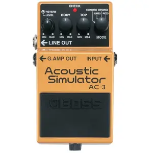 Comparateur de prix : Boss AC-3 pédale simulateur de guitare acoustique