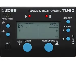 BOSS - TU-30 - Accordeur/Métronome pour guitare et basse