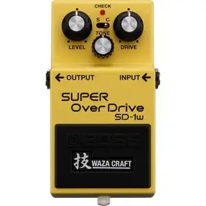 Pédale SD-1W Waza Craft BOSS SD-1W, la SuperOverdrive en édition spéciale