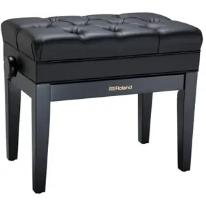 Comparateur de prix : Roland Banc de Piano Couleur Noir Satine Banquettes Clavier