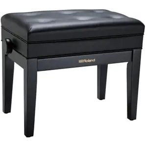 Comparateur de prix : Roland Banc de Piano / Coffre Noir Satine Banquettes Clavier