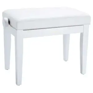 Comparateur de prix : Roland Piano Bench, Satin White, Vinyl Seat Banquettes Clavier
