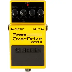 Comparateur de prix : Pédale Bass OverDrive ODB-3 BOSS, des effets d'Overdrive crunchy pour basse