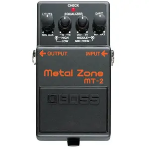 Comparateur de prix : Boss Boss Mt-2 Metal Zone - Pédale Distorsion