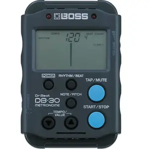 Métronome numérique DB-30 BOSS, portable, robuste, intégrant des motifs rythmiques ludiques pas cher