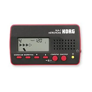 Métronomes KORG METRONOME MA-1 ROUGE pas cher