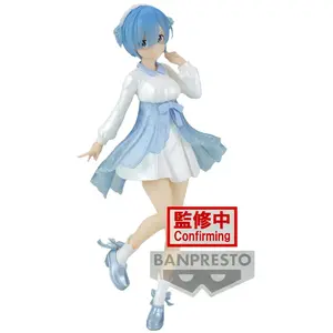 Comparateur de prix : Banpresto Figurine Re Zero Starting Life In Another World - Serenus Couture Rem 20cm