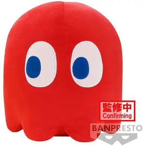 Banpresto Peluche Ghost Pac-Man - Big Plush, 20 cm, multicolore, BP88914P pas cher